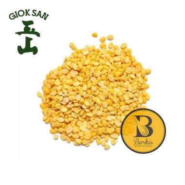 Kacang Hijau Kupas Giok San 1 Kg [Repack] / Kacang Ijo