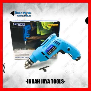 BENZ BZ-8450 RE Mesin Bor Besi Kayu 10 mm Variable Speed Drill