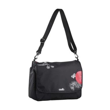 Okiedog SE Messenger Tas Bayi - Black BLACK