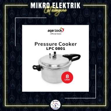 Age Lock LPC 0801 Panci Presto 8 Liter Anti Karat