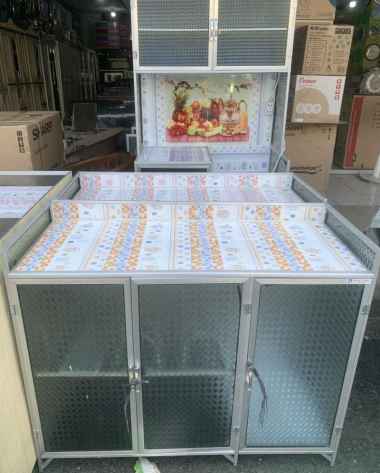 meja kompor rak kompor alumunium