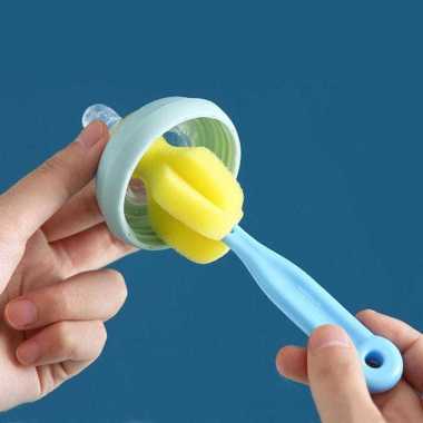 Sikat Spons Pembersih Botol Susu / Dot Bayi / Sikat Botol / Sponge Cuci Dot Sikat Dot Empeng SIKAT S