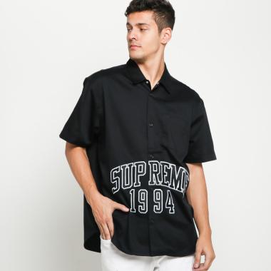 supreme arc logo work shirt