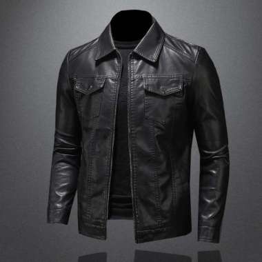 jaket kulit model Levis pria dari kulit original-jaket kulit asli kambing Garut-jaket kulit original