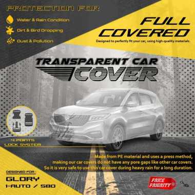 Body Cover Sarung Mobil Plastik DFSK GLORY 580 iAUTO i AUTO Tebal Anti Air WATERPROOF