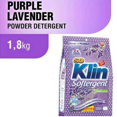 Promo Harga So Klin Softergent Purple Lavender 1800 gr - Blibli