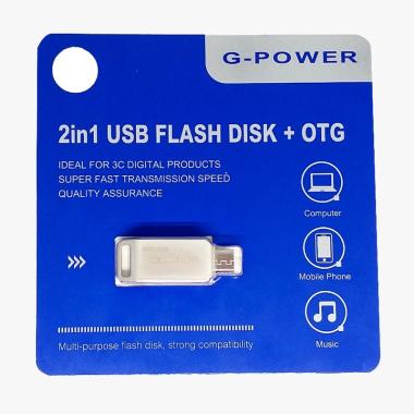 G-POWER High Speed 3.0 USB Flashdisk + OTG [Original/ 8 GB] silver