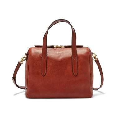 Fossil SHB1978-210 Sydney Medium Satchel Bag Wanita - Brown BROWN
