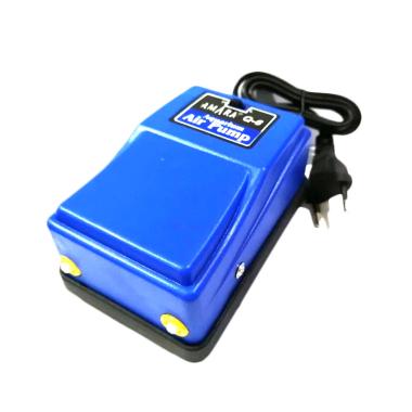 Amara Q6 Aerator 2 Lubang Pompa Gelembung Udara Aquarium 00 Blue