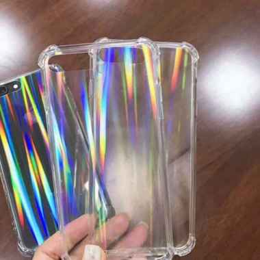 Vivo Y12 Fuze UV Rainbow Hard Case Cover - Vivo Y12 TRANSPARAN