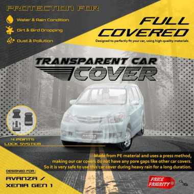 Body Cover Sarung Mobil Plastik AVANZA XENIA LAMA OLD GEN 1 Tebal Anti Air WATERPROOF