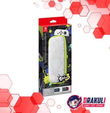 Nintendo Switch OLED Carrying Case & Screen Protector Splatoon 3 Ed
