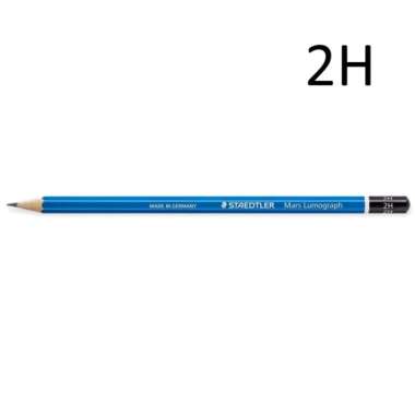 Staedtler Graphite Lumograph Pencils SATUAN Pensil Gambar Sketsa 2H