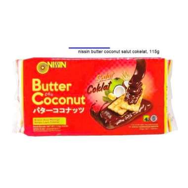 Promo Harga Nissin Biscuits Butter Coconut Chocolate 115 gr - Blibli