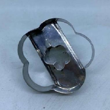 TOKO PASTI PUAS Cutter Stainless Steel Bentuk Bunga Cetakan Donat Silver