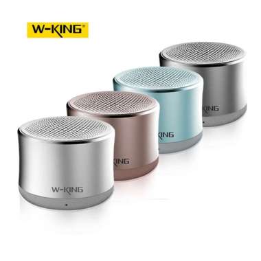 SPEAKER BLUETOOTH WATER PROOF W7 W-KING silver