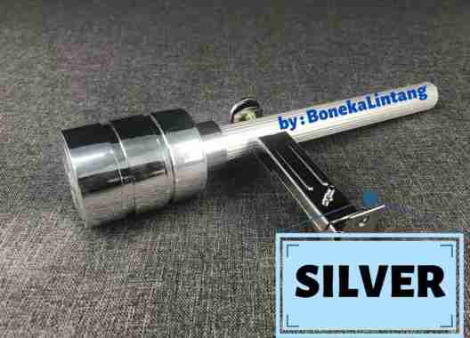 BESI GORDEN 2M FULLSET MODEL GARIS TUTUP MINIMALIS - BATANG HORDENG 1.5 METER SILVER