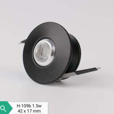 Downlight LED Mini 1,5W / DL LED Mini H109 Body Hitam