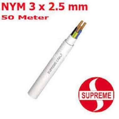 Supreme Kabel NYM 3x2,5mm @50M
