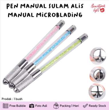 Pen Manual Sulam Alis Manual Microblading / Pen Microblading Crystal 2