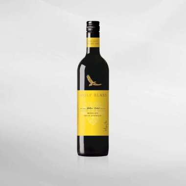 Wine yellow label