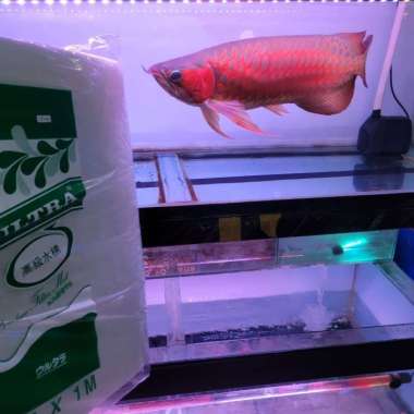 Media Kapas Filter Aquarium dan Kolam 1meter x 1meter A