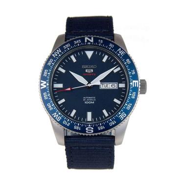 Seiko 5 Sports Automatic 24 Jewels Jam Tangan Pria [SRP-665K1] Dark Blue