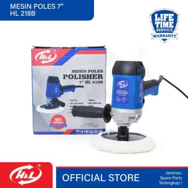 hl HL218B Mesin Poles Mobil 7 Inch