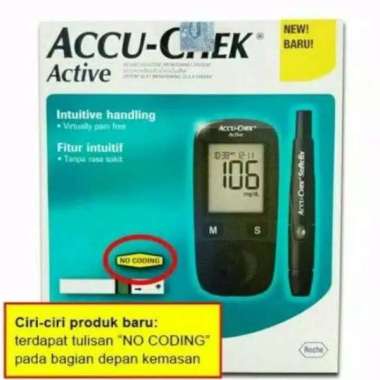 Accu Check Active Alat Cek Gula Darah Accu-Check Multivariasi Multicolor