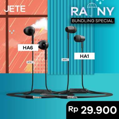 Bundling Headset JETE HA6 + Headset JETE HA1 - Garansi Resmi 2 Tahun