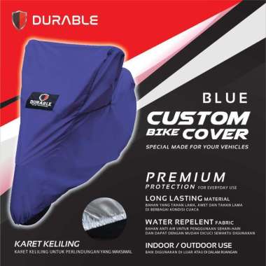 Yamaha Xeon RC Moto GP Cover Sarung Tutup Motor Durable Premium Biru