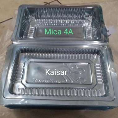 Kotak kue/ nasi mika plastik 4A
