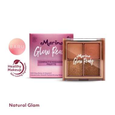 [LAST CHANCE] - Marina Eyeshadow Palette Glow Ready 5,2G Natural Glam