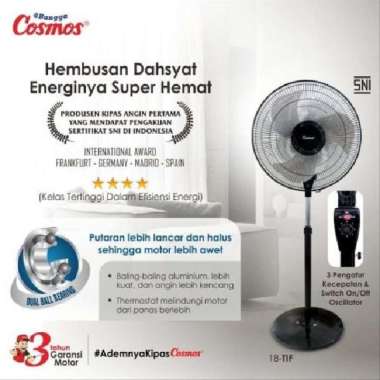Kipas Angin Cosmos 18 TIF Stand Fan