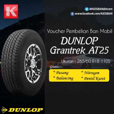 Ban Mobil Dunlop Grandtrek At25 265/60R18 110H Vocer