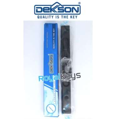 Flush Bolt Dekson Dekkson Fb 040 8" Inch Hitam Grendel Slot Pintu Kayu