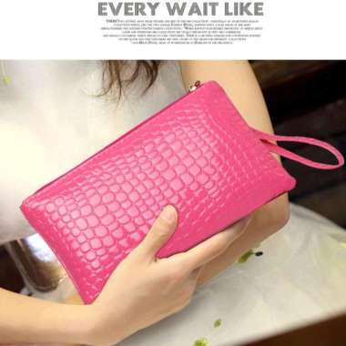 Kingtiam Tas Fashion tekstur Wanita Ungu warna