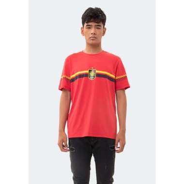 MANZONE Kaos Pria Lengan Pendek SPAIN - RED L