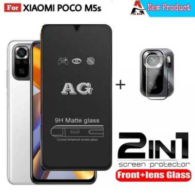 Tempered Glass Xiaomi Poco M5s X3 M3 Pro NFC F3 GT Full Cover Protector Handphone Bonus Camera Poco 