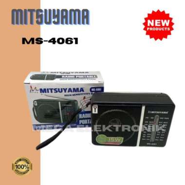 Mitsuyama MS-4061 Radio Portable FM AM SW 4 Band World Radio
