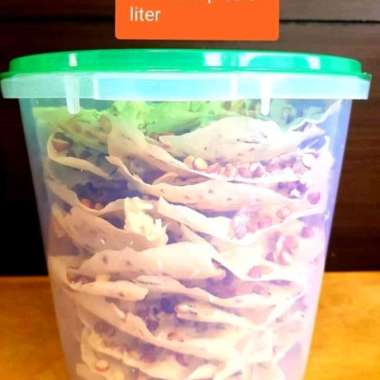 Peyek Kacang Tanah 5 Liter plus Toples