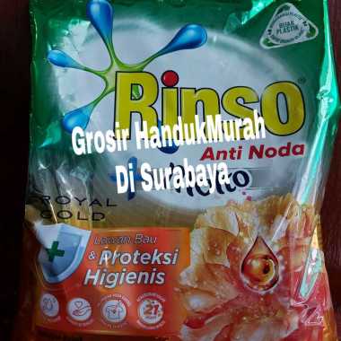 Promo Harga Rinso Anti Noda Deterjen Bubuk + Molto Royal Gold 770 gr - Blibli