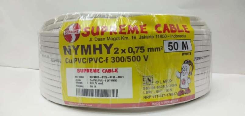 Kabel NYMHY 2 x 0,75 Supreme (50m)