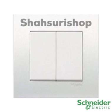 SAKLAR LAMPU SCHNEIDER VIVACE DOUBLE SERI 1 ARAH