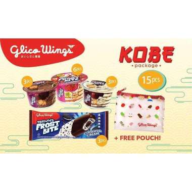 Jual Smg Jog Solo Glico Wings Ice Cream Kobe Pack Free Pouch Online Oktober 2020 Blibli Com