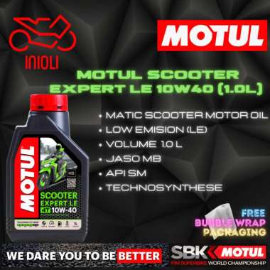 OLI MOTUL SCOOTER EXPERT LE 4T 10W40 1L OLI MOTUL IMPOR