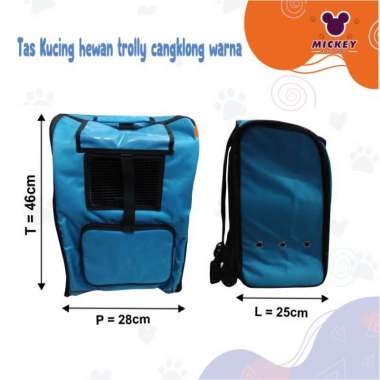 Tas Kucing hewan trolly cangklong warna