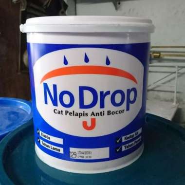 No Drop warna pink 029 Strawberry cat pelapis anti bocor 4 kg ( galon)