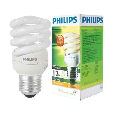 Philips Tornado Lampu - Warm White Light [12 Watt] KUNING