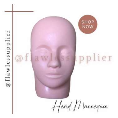 Head Mannequin Tranning Manekin Kepala Untuk Latihan Eyelash Extension Only Manekin